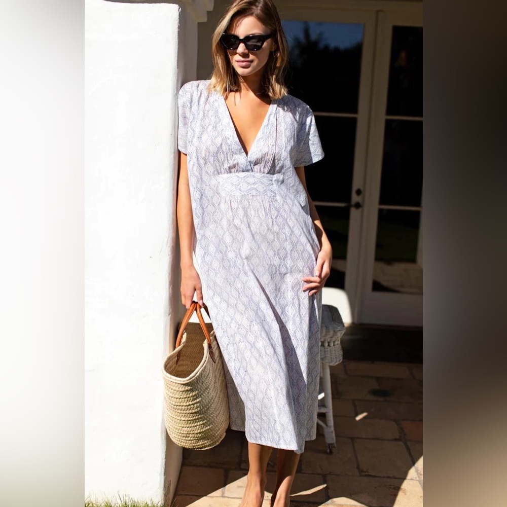 Emerson Fry Francina Caftan, Solstice Indigo